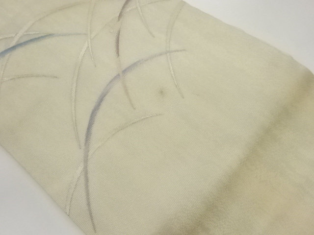 紗 露芝模様織出し名古屋帯